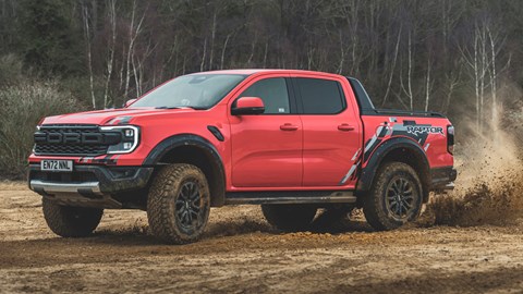 Ford Ranger Raptor (2023) review: drifting on dirt, orange paint