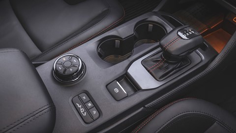 Ford Ranger Raptor (2023) review: centre console and gear selector