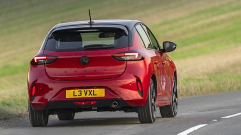 Vauxhall Corsa - rear cornering