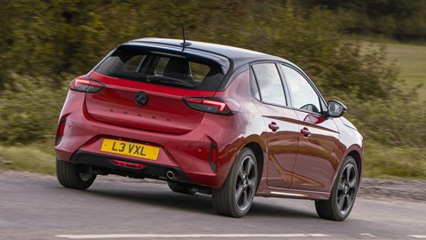 Vauxhall Corsa - rear cornering