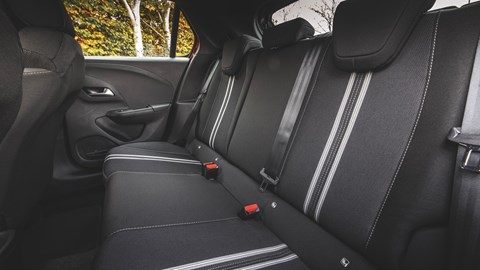 Vauxhall Corsa - rear seats