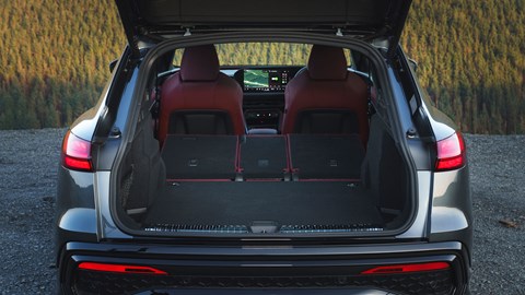 Audi SQ5 review - boot space, seats down