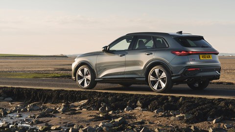 Audi SQ5 review - rear, grey