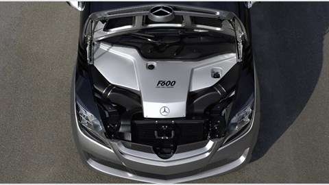 Mercedes F600 concept review: engine photo