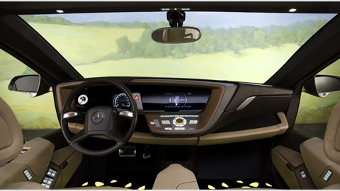 Mercedes F600 concept review: interior photo