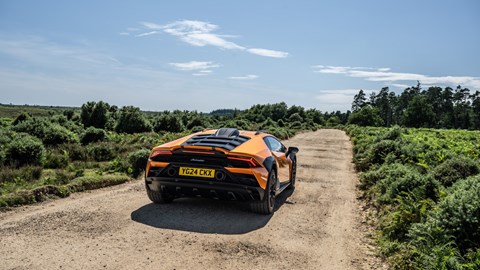 Lamborghini Huracan Sterrato rear view