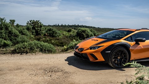 Lamborghini Huracan Sterrato side close-up view