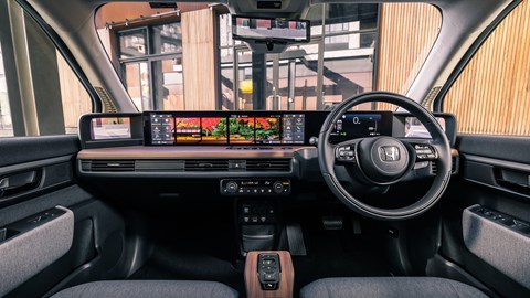 Honda E cabin: a very digital ambience
