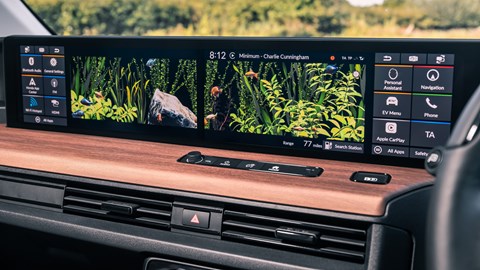 Honda E digital touchscreens