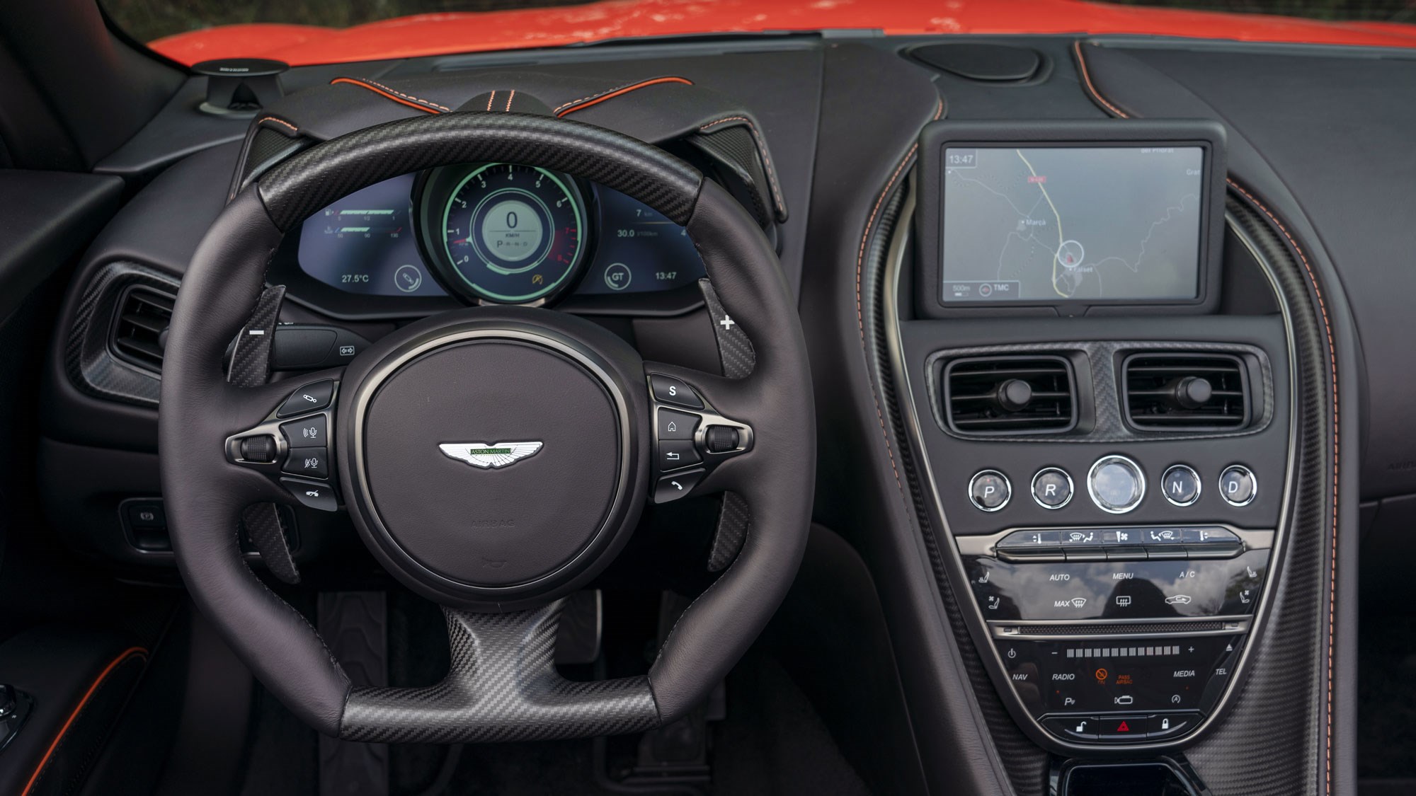 Aston DBS Superleggera interior