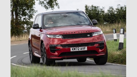 Range Rover Sport front cornering