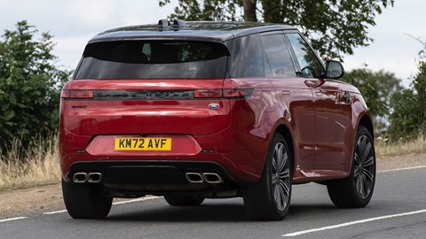 Range Rover Sport rear cornering