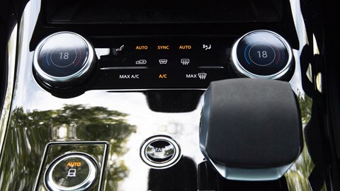 Range Rover Sport heater controls