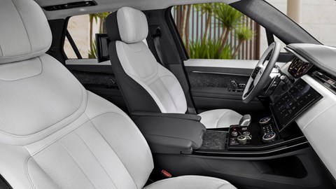Range Rover Sport review - interior, seats, white