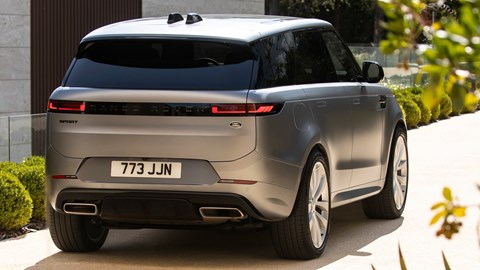 Range Rover Sport review - rear view, silver