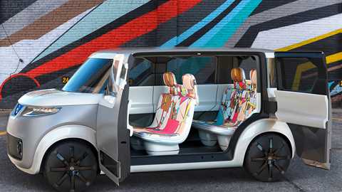 Nissan Teatro for Dayz concept is a microcar for share natives. Obviously