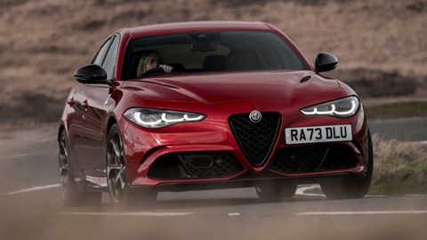 Alfa Romeo Giulia Quadrifoglio front cornering