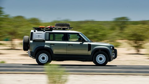 Land Rover Defender dimensions: the 110 is 5018mm long, 2105mm wide and 1967mm high