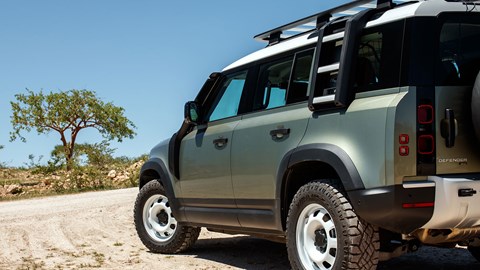 The Land Rover Defender 110 in adventure spec