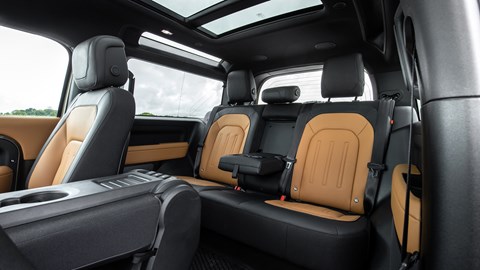 2021 Land Rover Defender 90 X P400 rear seats