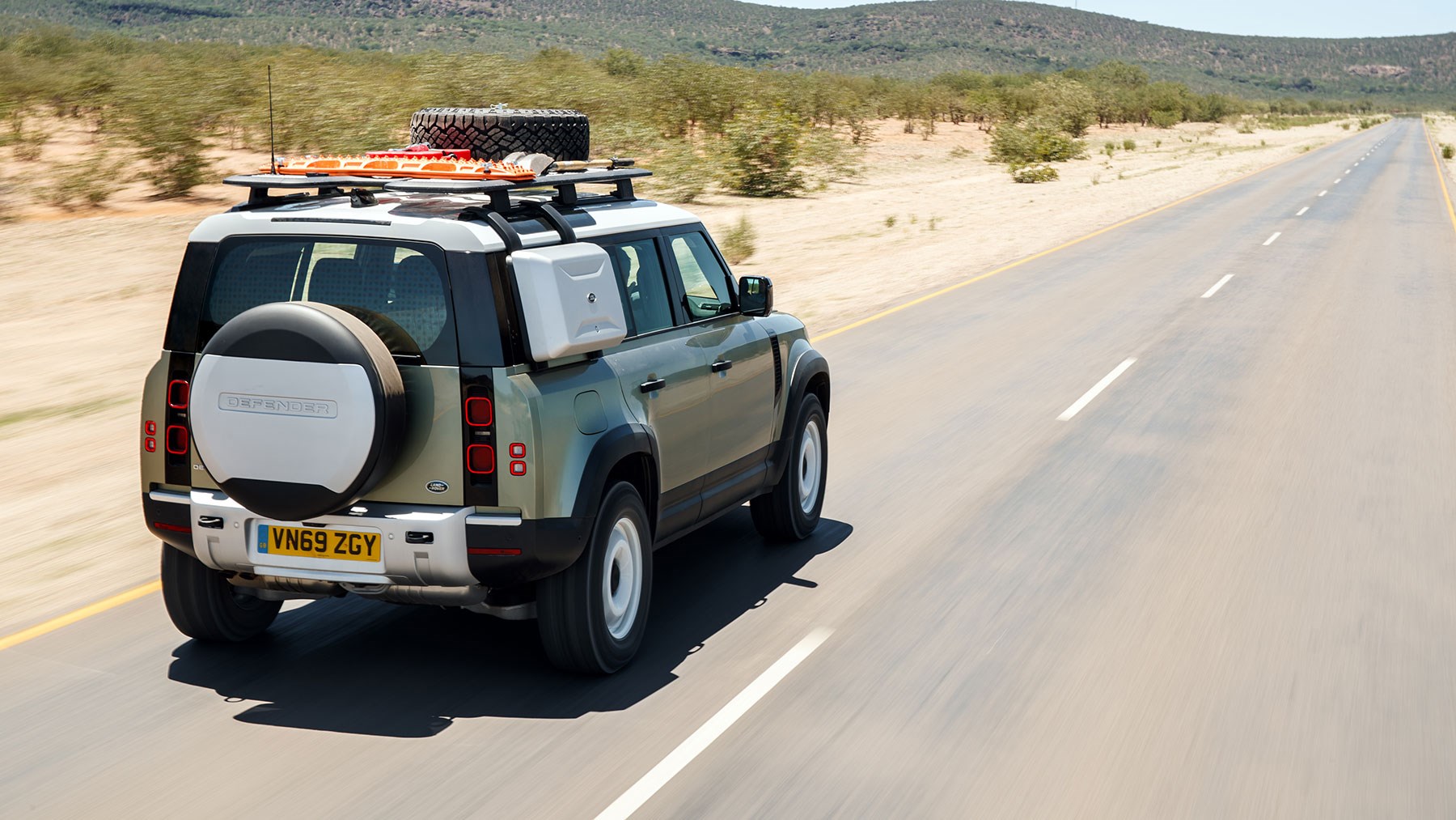 Land Rover (2020) driven in Namibia