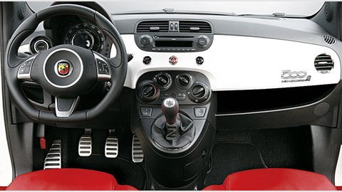 Fiat 500 Abarth CAR review: interior picture