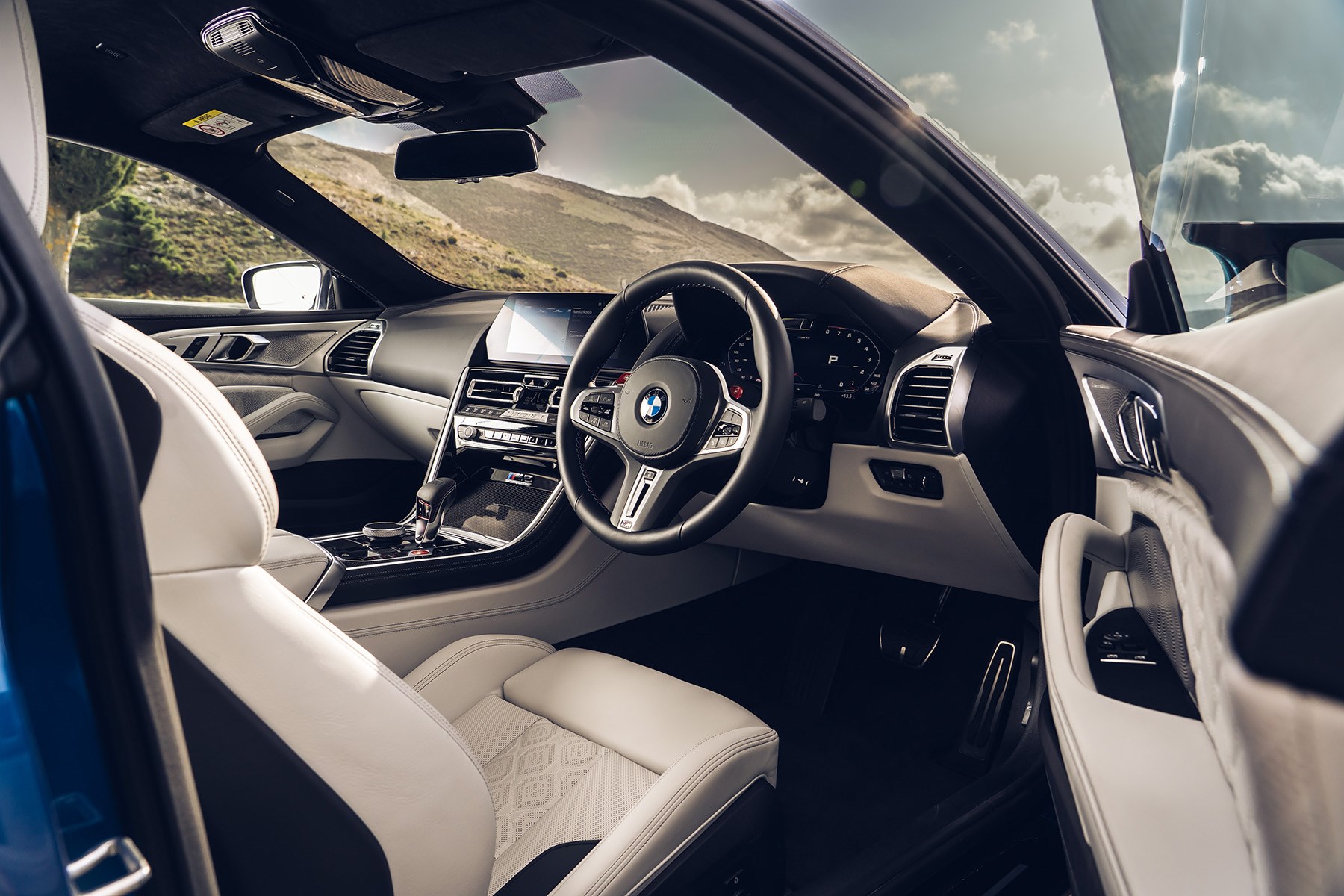 BMW M8 UK interior