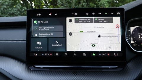 Skoda Octavia facelift review - infotainment display
