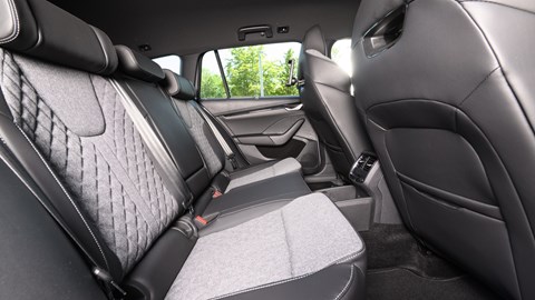 Skoda Octavia facelift review - back seats