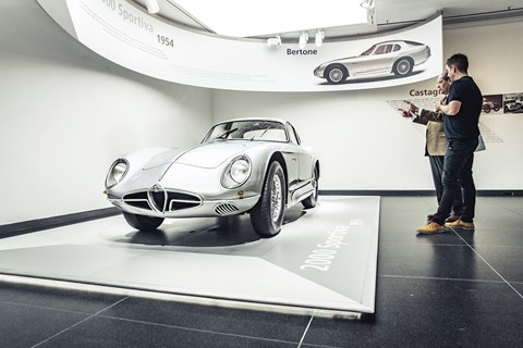 Inside Museo Storica Alfa Romeo