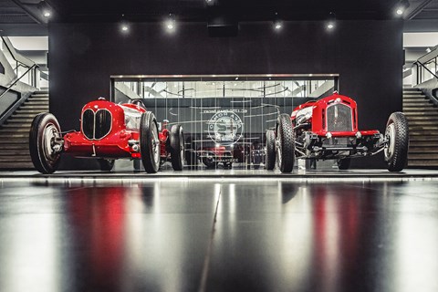 Inside Museo Storica Alfa Romeo