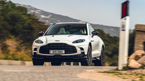 The Aston DBX 707 can sprint from 0-62mph in just 3.3sec