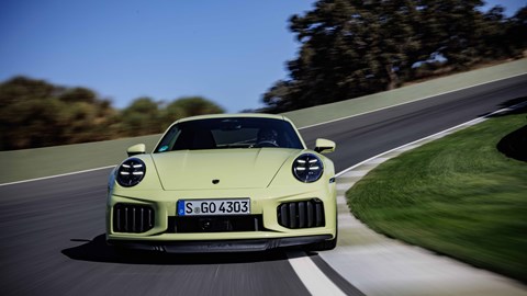 Porsche (992.2) 911 Turbo S front driving