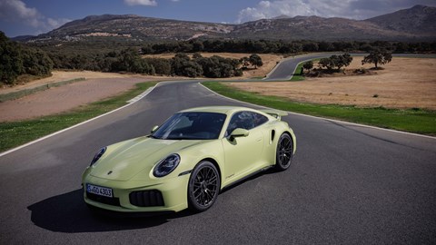 Porsche (992.2) 911 Turbo S front three-quarter