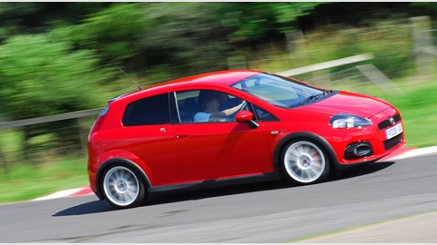 Fiat Grande Punto Abarth Esseesse: this is the upgraded 180bhp Esseesse version running 1.5 bar of boost