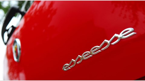 Esseesse badge = SS, or Super Sports. It's the fastest Abarth on sale today, but there could be more in the pipeline