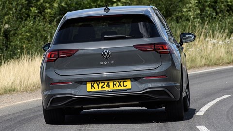 Volkswagen Golf (2024) rear driving