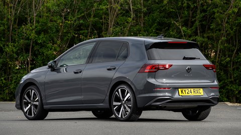 Volkswagen Golf (2024) rear driving