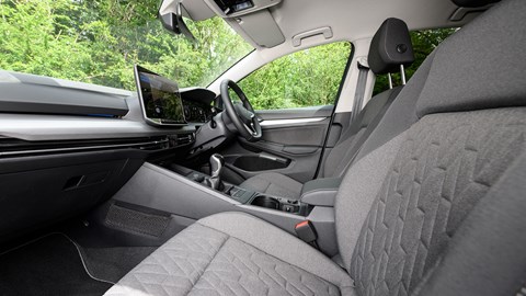 Volkswagen Golf (2024) front seats