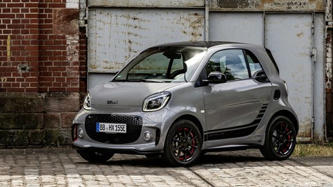 Smart Fortwo EQ front, grey 2020