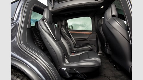 Tesla Model X rear seats