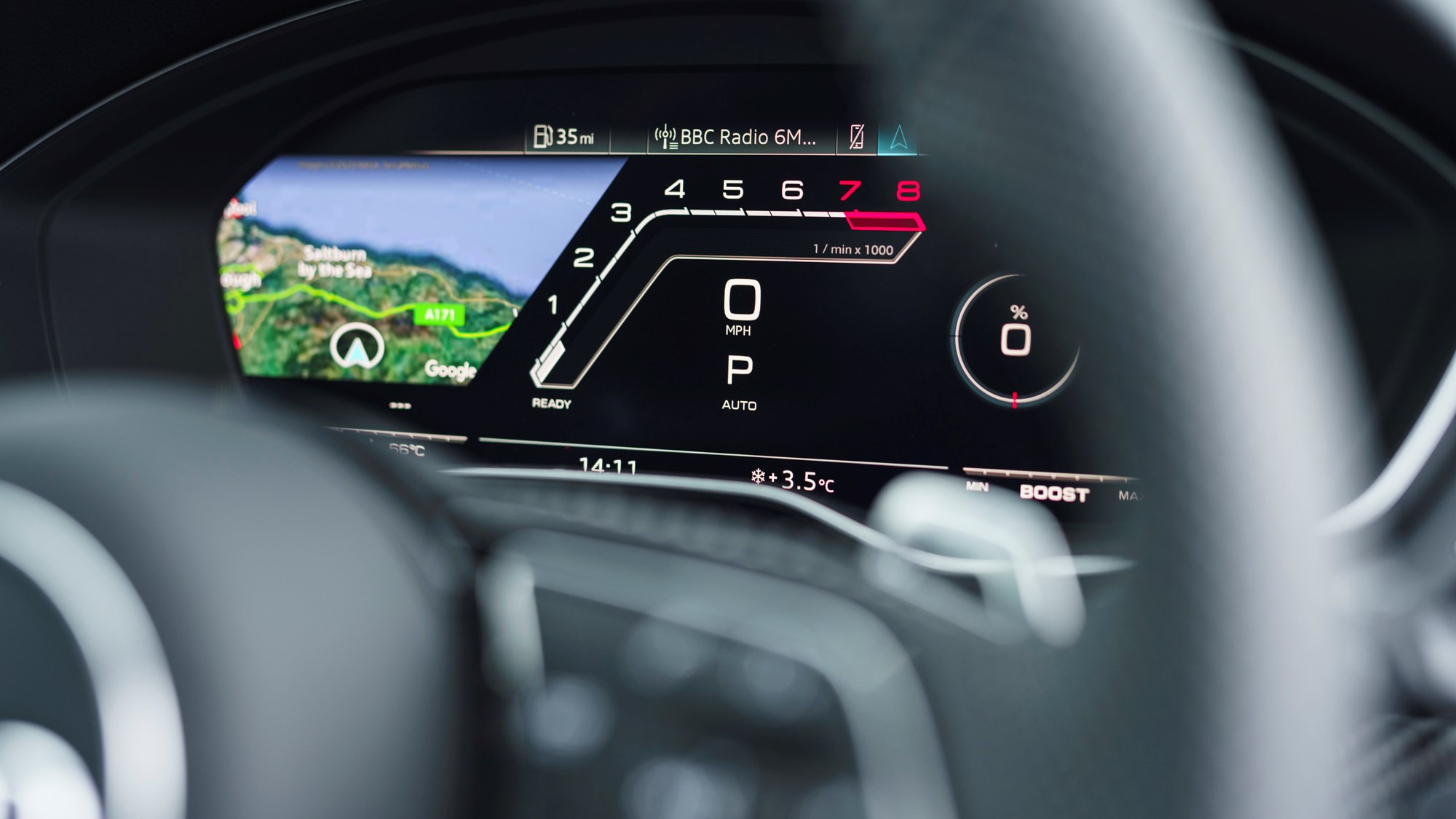 2021 Audi RS4 Avant RS-specific Virtual Cockpit