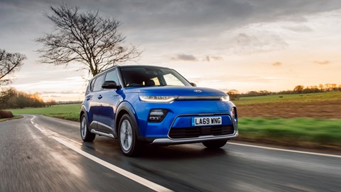 2020 Kia Soul EV front dynamic