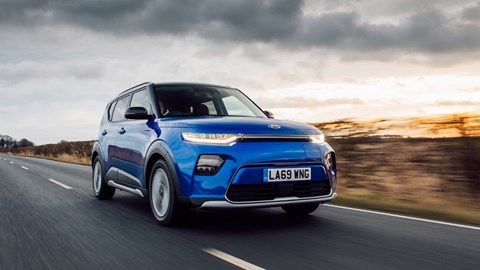 2020 Kia Soul EV front dynamic