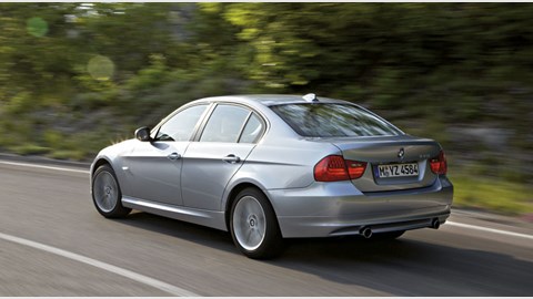 The rear lights of the 2009 facelifted BMW 3-series are one of the few giveaways