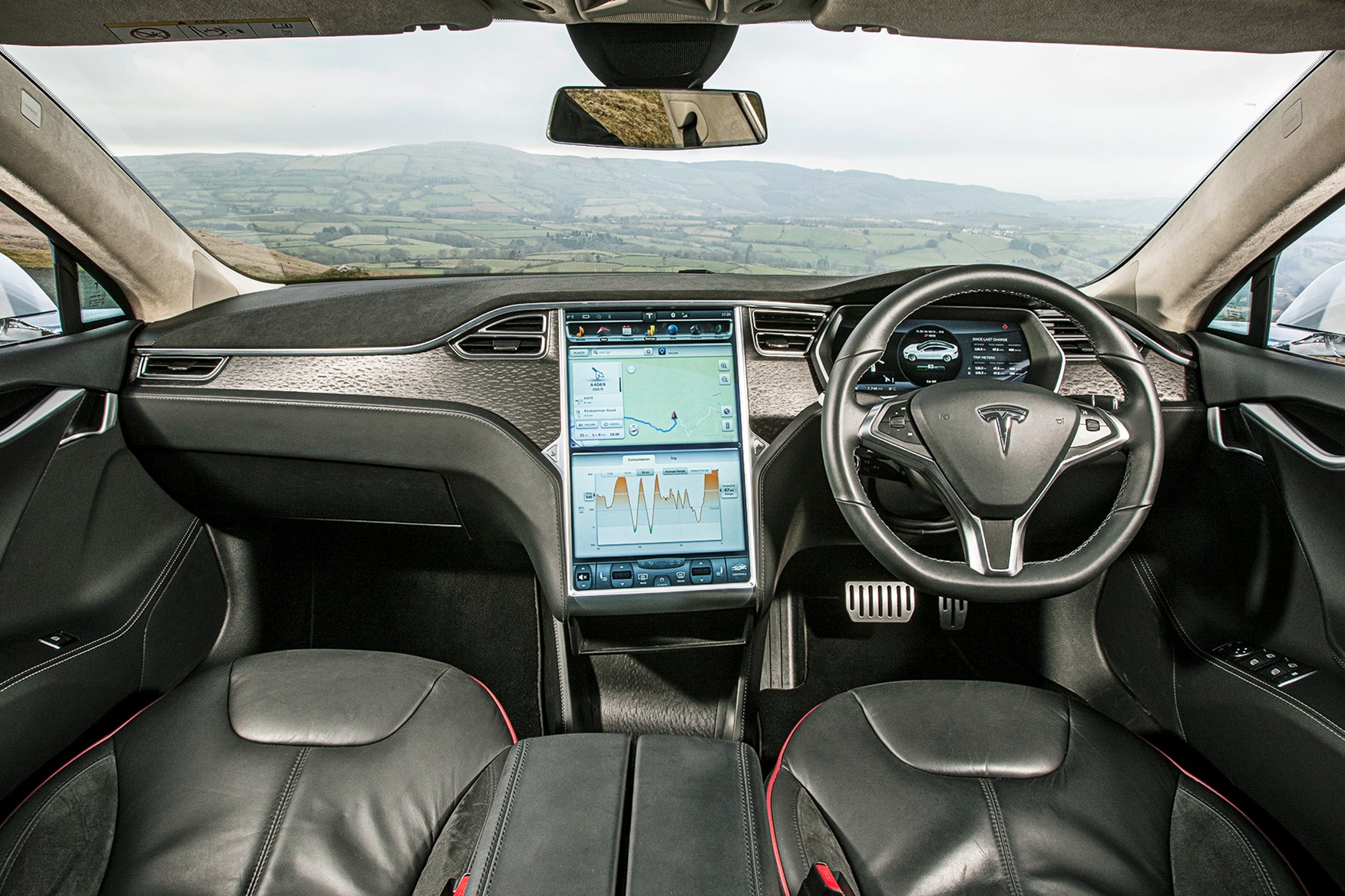 2013 tesla model on sale s features