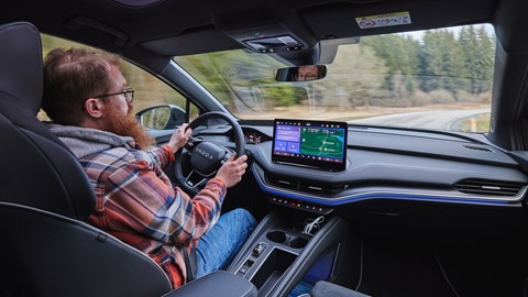 Skoda Enyaq ATJ driving