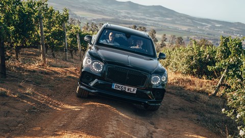 Bentley Bentayga prototype drive