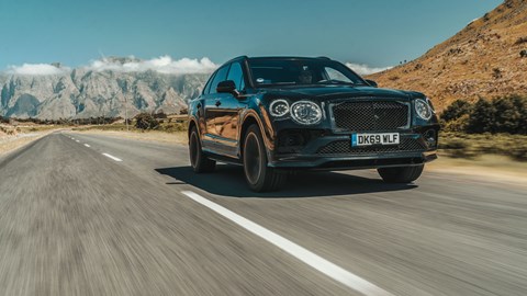 Bentley Bentayga prototype drive