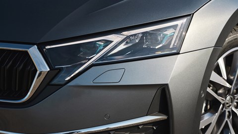 Sharp-eyed Skoda Octavia headlamps